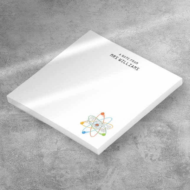 Personalized PHYSICS IT'S THE LAW Science Post-it Notes (Personalized PHYSICS IT'S THE LAW Science Post-it Notes)