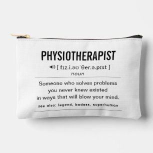 Personalized Physiotherapist Funny Accessory Pouch