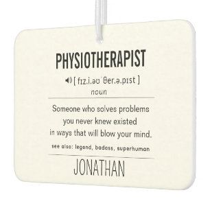 Personalized Physiotherapist Funny Air Freshener