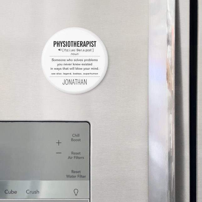 Personalized Physiotherapist Funny Magnet (In Situ (Fridge))