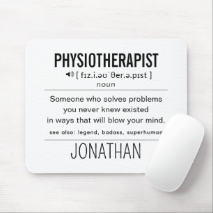 Personalized Physiotherapist Funny Mouse Pad