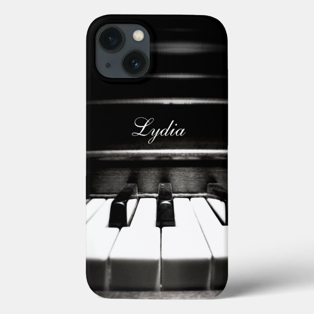 Personalized Piano Keyboard Music iPad Case (Back)