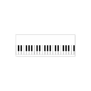 Personalized Piano Keys Instruments Self-inking Stamp