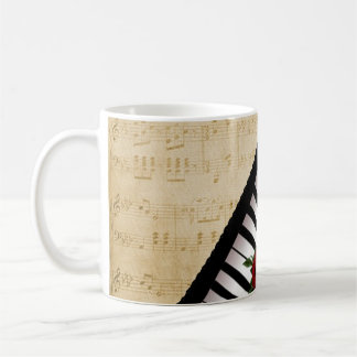Personalized Piano Keys mug