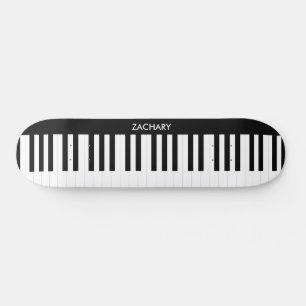 Personalized Piano Keys Music Musical Instrument Skateboard