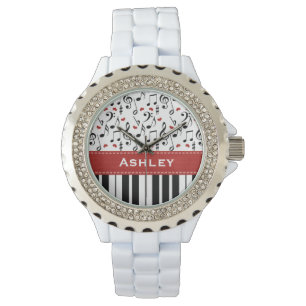 Personalized Piano Keys Watch