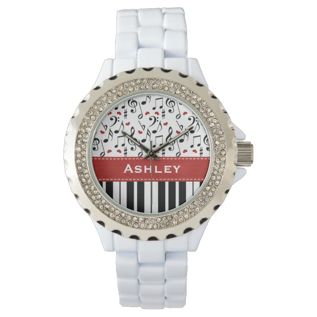 Personalized Piano Keys Watch (Front)