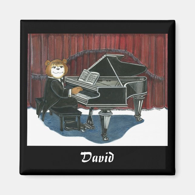 Personalized Piano Magnet (Front)