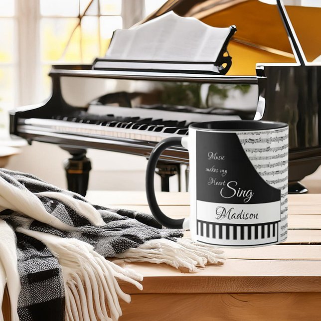 Personalized piano mug (Creator Uploaded)