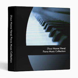 Personalized Piano Music Binder