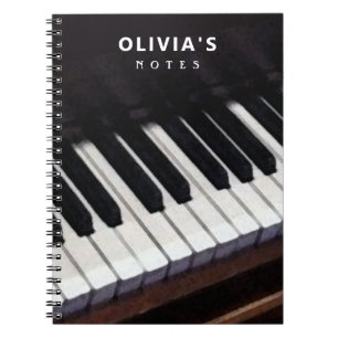 Personalized Piano Notebook