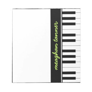 Personalized Piano Notepad