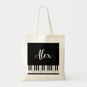 Personalized Piano Tote Bag