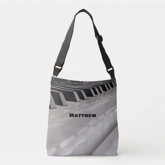 Personalized Piano Tote Bag for Lessons (Front)
