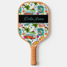 Personalized pickle ball paddle