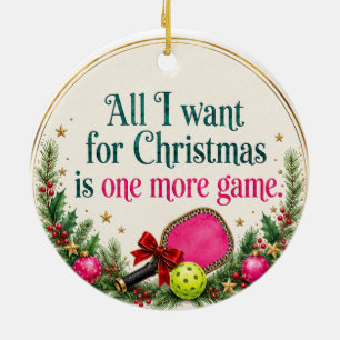 Personalized Pickleball Christmas Ornament Funny