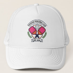 Personalized Pickleball Club Team Retro Trucker Hat
