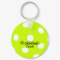 Personalized Pickleball Coach Yellow keychain 