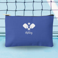 Personalized Pickleball Gift Custom Name Text Blue