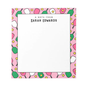 Personalized Pickleball Gift Ideas Notepad