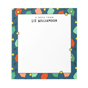 Personalized Pickleball Gift Ideas Notepad