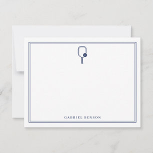 Personalized Pickleball Note Card