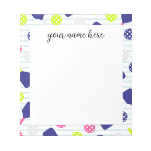 Personalized Pickleball Notepad