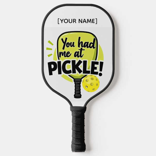 Personalized Pickleball Paddle-Yellow-Style#027 Paddle (Front)