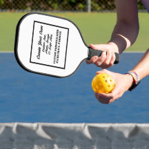 Personalized Pickleball Paddles, 