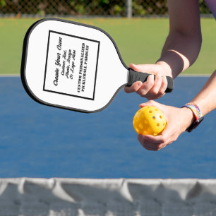 Personalized Pickleball Paddles, Pickleball Paddle