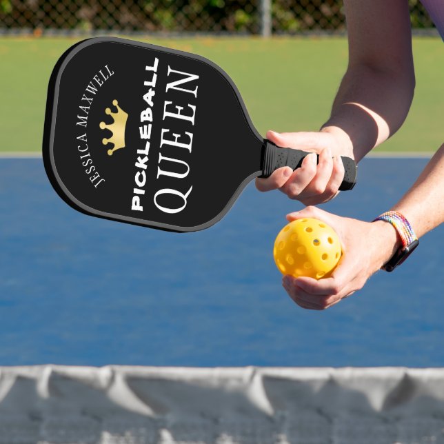 Personalized Pickleball QUEEN Custom Colour Pickleball Paddle (Insitu)