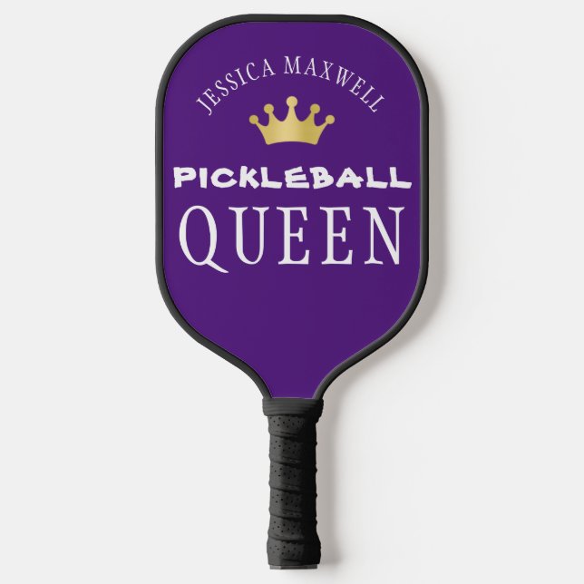 Personalized Pickleball QUEEN Custom Colour Pickleball Paddle (Front)