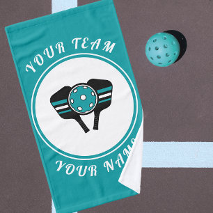 Personalized Pickleball Rackets & Ball Sporty Cool Hand Towel