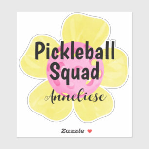 Personalized Pickleball Squad Flower Gift