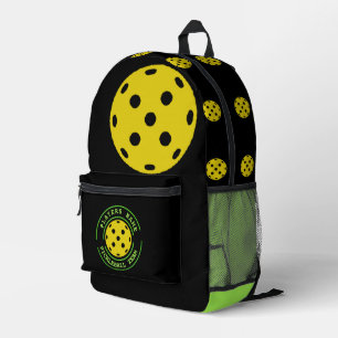 Personalized Pickleball Theme Sport Bag Backpack 