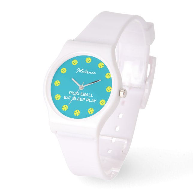 Personalized pickleball watch gift for women (Angle)