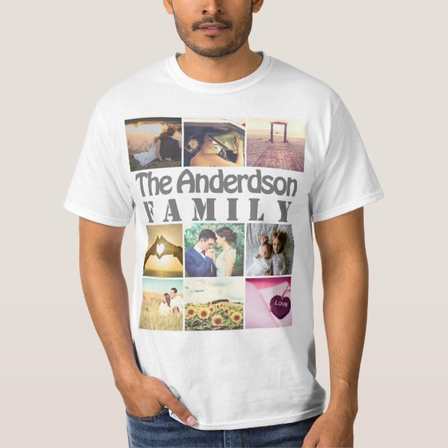 personalized picture and text T-Shirt (Front)