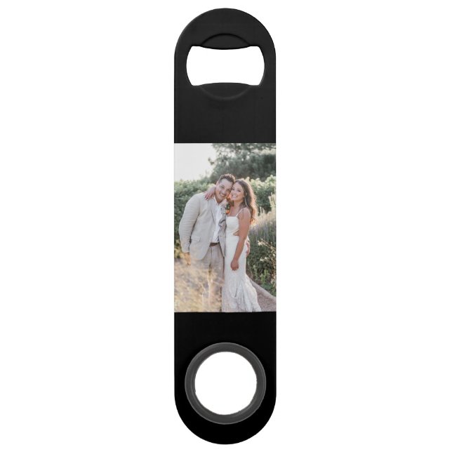 PERSONALIZED PICTURE BOTTLE OPENER BAR KEY (Front)