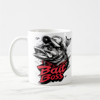 Personalized Picture Fishing "Bait Boss" Coffee Mug
