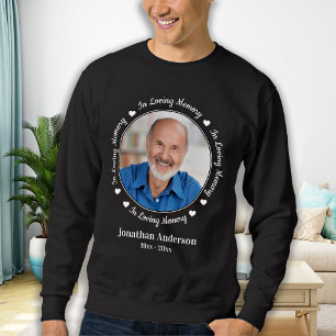 Personalized Picture In Loving Memory Memorial Sweatshirt