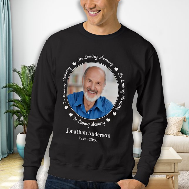Personalized Picture In Loving Memory Memorial Sweatshirt (Creator Uploaded)