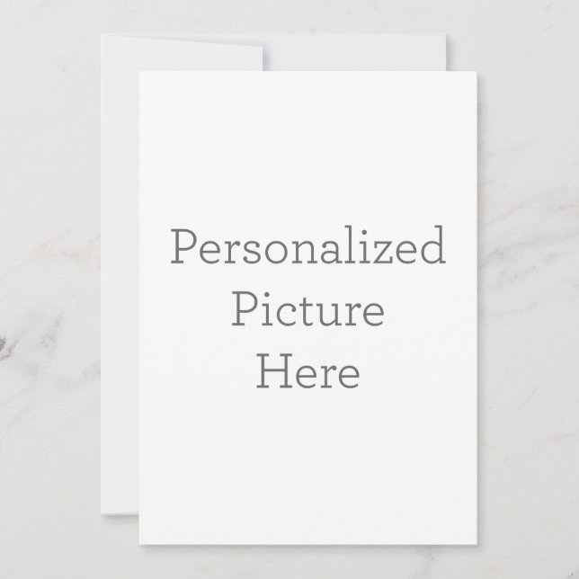 Flat Invitation, Size: 5" x 7", Paper: Signature Matte, Envelopes: White (Front)