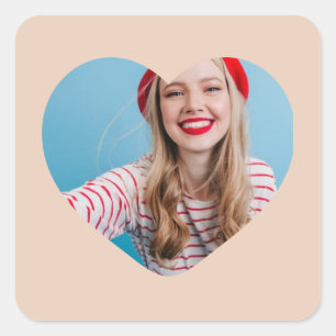 personalized picture sticker heart