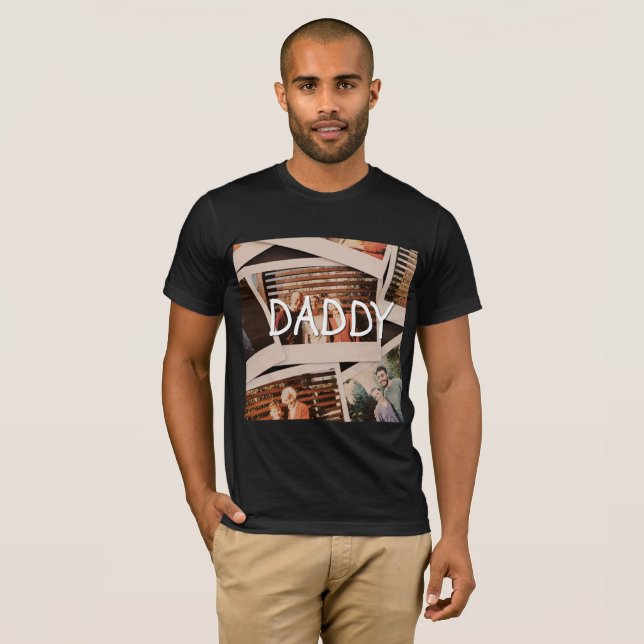 Personalized Pictures Tee for Dad (Front Full)