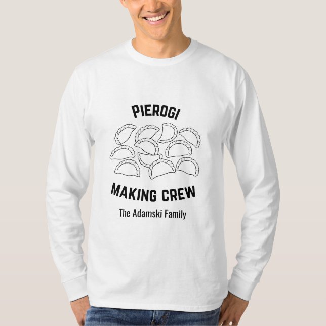 Personalized Pierogi Making Shirt (Front)