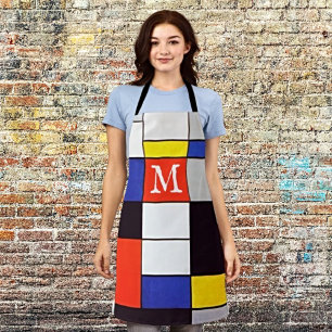 Personalized Piet Mondrian Apron