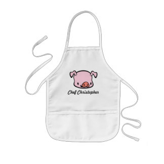 Personalized Pig Apron for Kids