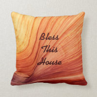 Personalized Pillow Bless This House Wedding Gift