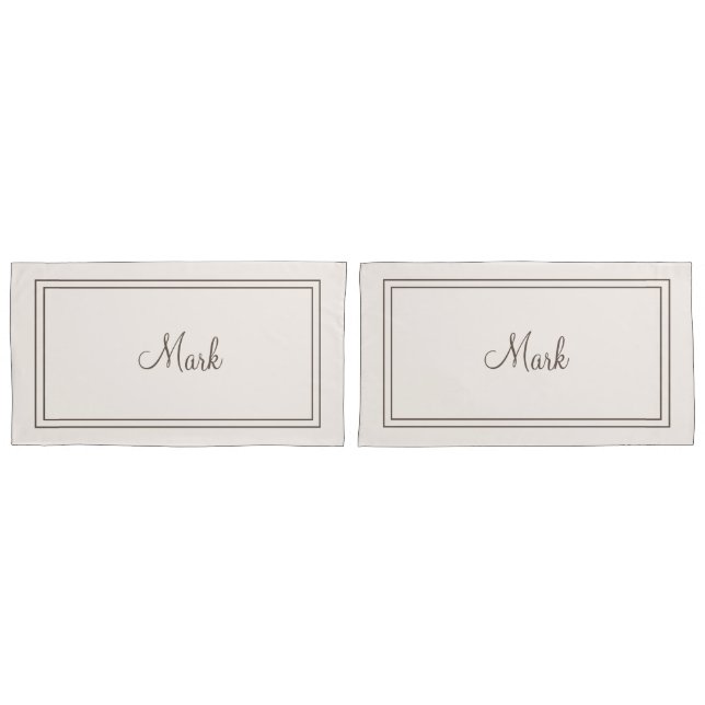 Personalized pillow case (Front-Set)