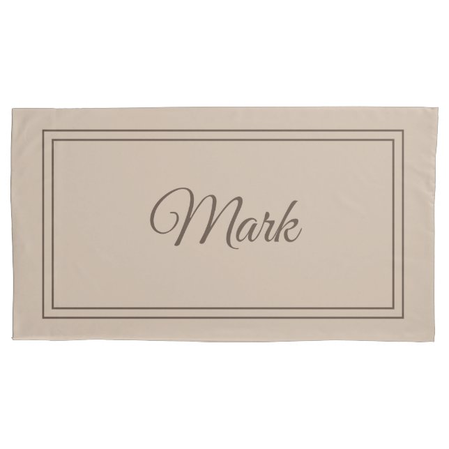 Personalized pillow case (Front-Left)